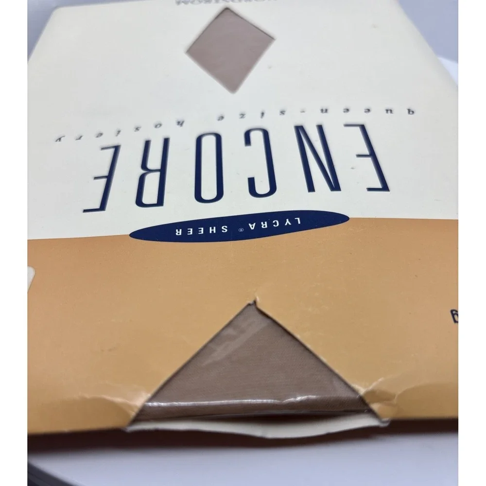 Nylons ENCORE‎ Queen-size Hosiery Bodyshaper Lycra Sheer Shadowtoe Nordstrom